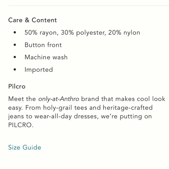 NWT Anthropologie Pilcro Slim Ribbed V-Neck Cardigan Sweater 2X - Picture 13 of 15